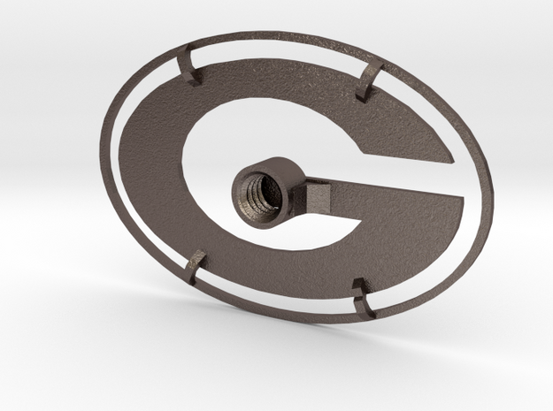 Packers Branding Iron in Polished Bronzed Silver Steel