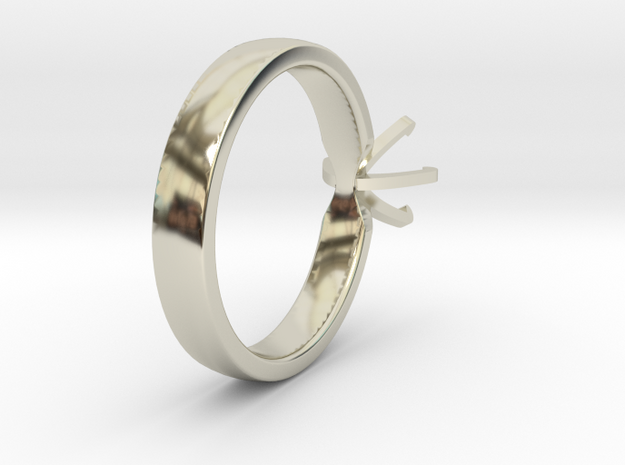 Proto Ring in 14k White Gold