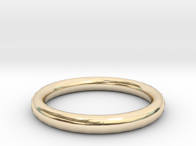 Wedding Ring in 14K Yellow Gold