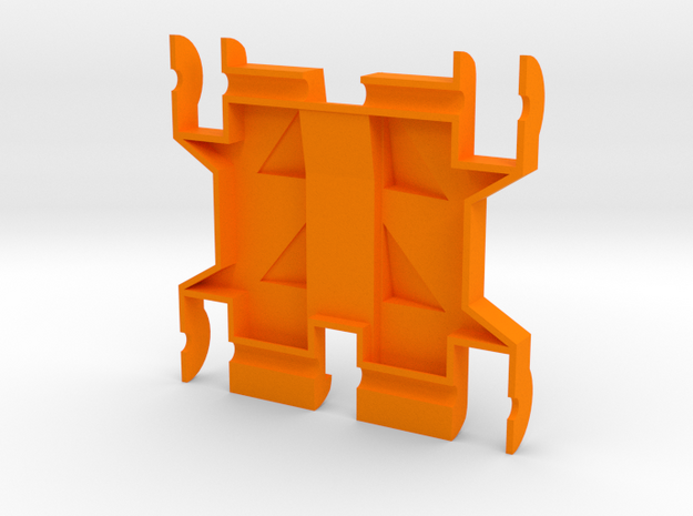 Foxic 1/10th scale body top in Orange Processed Versatile Plastic
