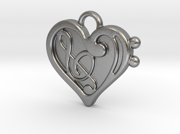 Musical Heart Pendant