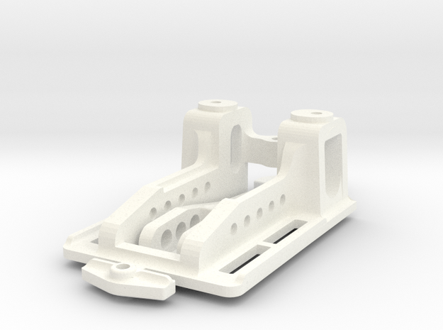 Puente normal1:24 V 3 / Front Suspension Slot in White Processed Versatile Plastic