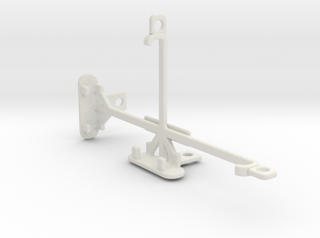 alcatel X1 tripod & stabilizer mount in White Natural Versatile Plastic