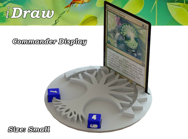Commander Display Selesnya in White Natural Versatile Plastic: Small