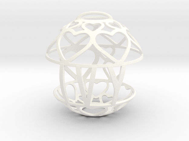 Ivy Lovaball in White Processed Versatile Plastic