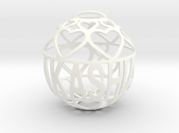 Akashia Lovaball in White Processed Versatile Plastic