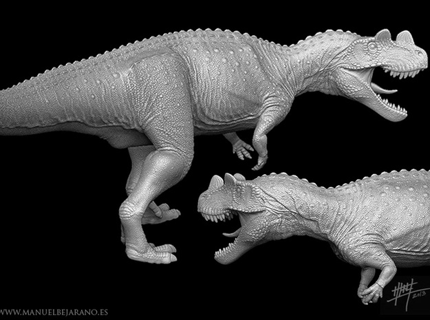 Ceratosaurus 1/40 Attack in White Natural Versatile Plastic