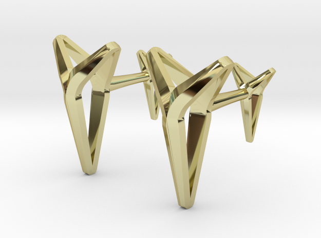 YOUNIVERSAL Cufflinks. Pure Chic for Him in 18K Gold Plated