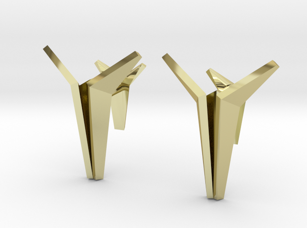 YOUNIVERSAL Origami Cufflinks in 18K Gold Plated