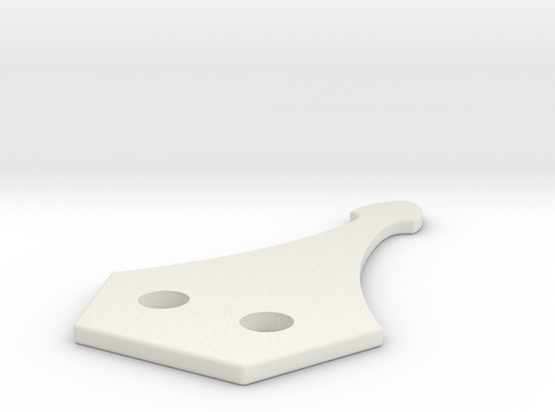 PP1 Collar Buckle Male Connector - Custom Request in White Natural Versatile Plastic