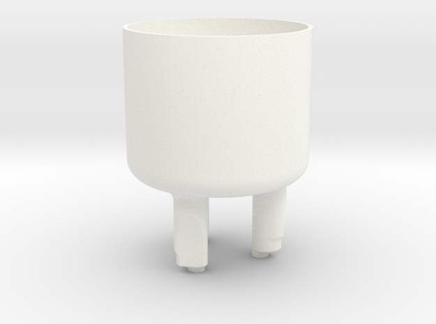 tooth cup in White Processed Versatile Plastic