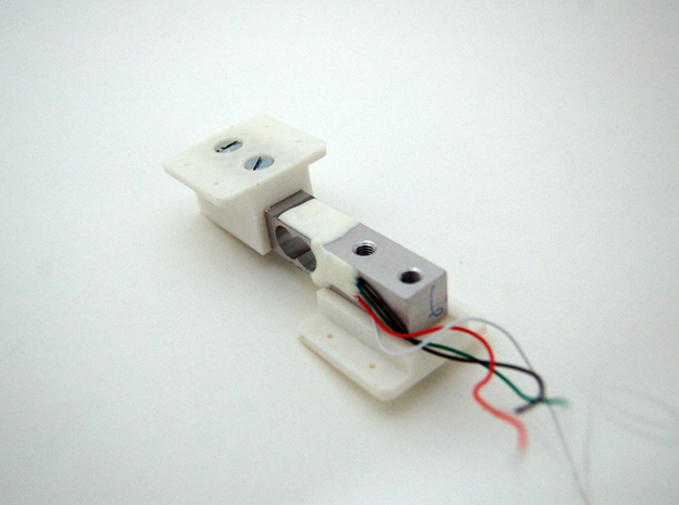Base Load Cell in White Natural Versatile Plastic