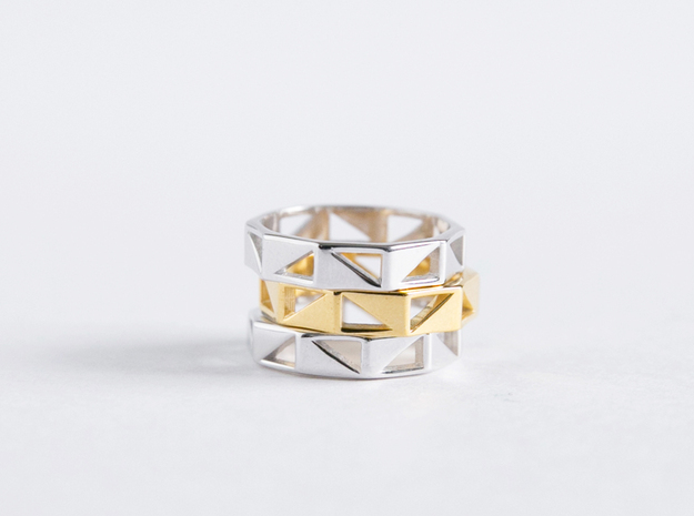 Triangle Pattern Ring