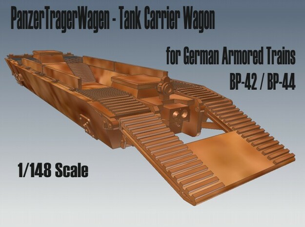 1-148 Panzer-Tr-Wagen For BP-42 in Tan Fine Detail Plastic