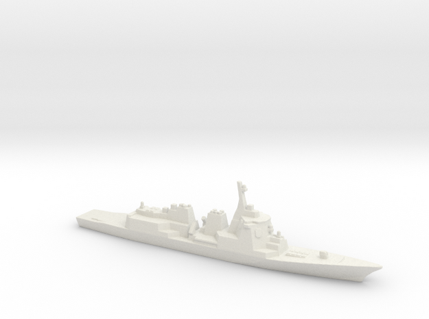 Atago-class Destroyer, 1/2400 in White Natural Versatile Plastic