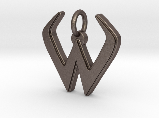 Overwatch Widowmaker Pendant in Polished Bronzed Silver Steel