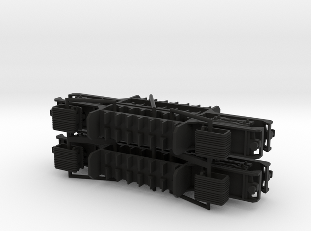 N05B - A Set Waratah Trailer Chassis - Part B in Black Natural Versatile Plastic