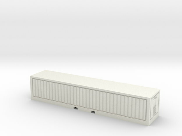 Container 40 Fuß - 1:220 / 1:160 in White Natural Versatile Plastic: 1:220 - Z