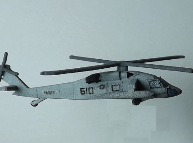 1/285 (6mm) UH-60 Blackhawk v.2 in White Natural Versatile Plastic