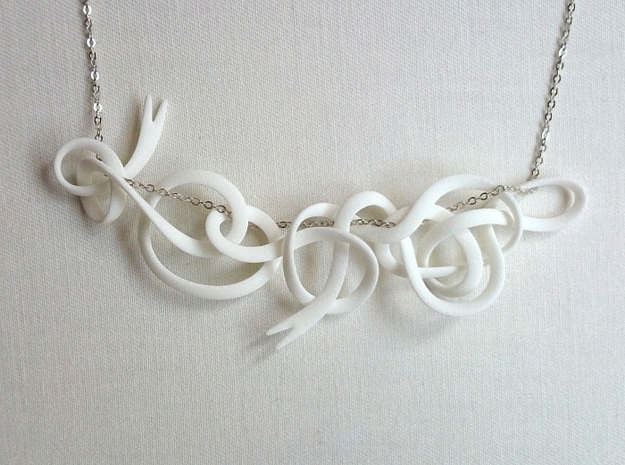 Twirl in White Processed Versatile Plastic