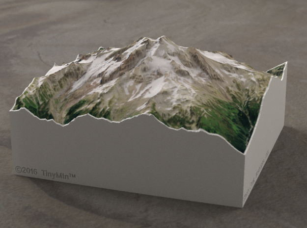 Glacier Peak, Washington, USA, 1:50000 Explorer in Full Color Sandstone