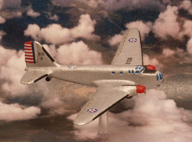 Douglas B-18 Bolo Original 6mm 1/285 (In flight) in White Natural Versatile Plastic