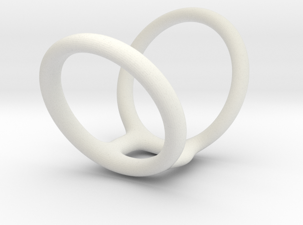 Ring splint sizes 5/5 to 8/5 length 34 mm  in White Natural Versatile Plastic