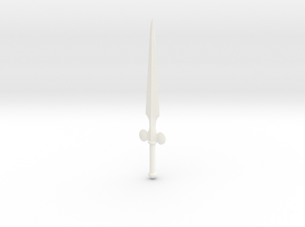 1/6 Cartoon Sword of the Royal Guard in White Processed Versatile Plastic