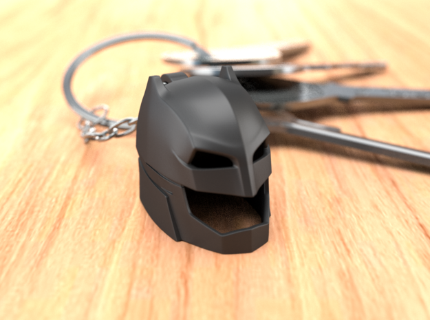  Batman Keychain in Black Natural Versatile Plastic