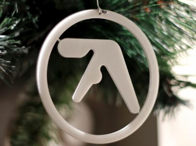 Aphex Twin Ornament in White Natural Versatile Plastic