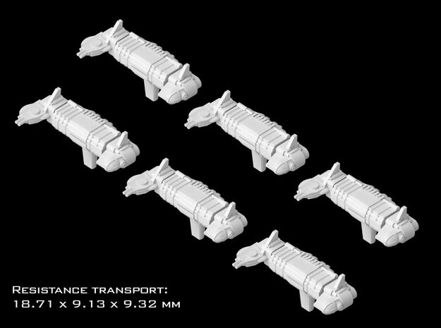 (Armada) 6x Resistance Transport in Tan Fine Detail Plastic