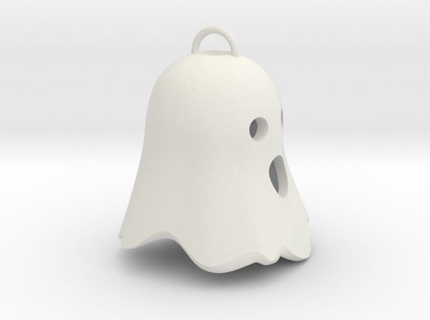 Little Ghostie pendant 3 in White Natural Versatile Plastic