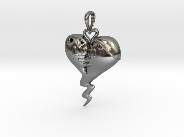 The Sprite Of Love in Polished Silver