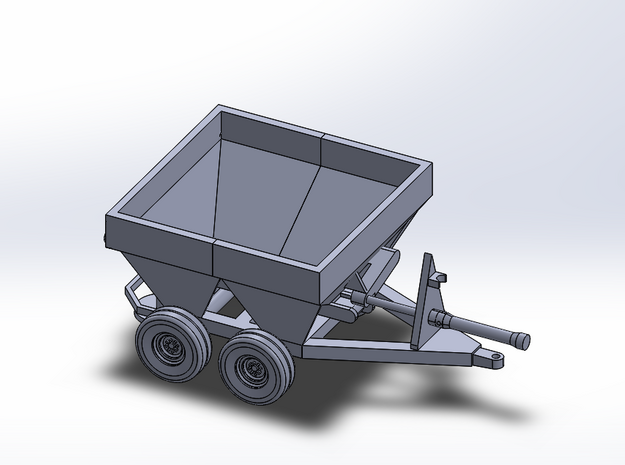 8-Foot Broadcast Spreader -Working in Clear Ultra Fine Detail Plastic