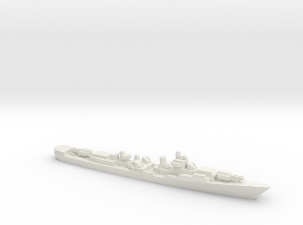 Krupny-class Destroyer, 1/1800 in White Natural Versatile Plastic