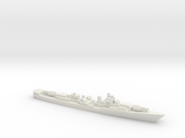Krupny-class Destroyer, 1/2400 in White Natural Versatile Plastic