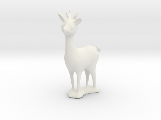 Reindeer for Plastic, Frosted and Raw Metals in White Natural Versatile Plastic