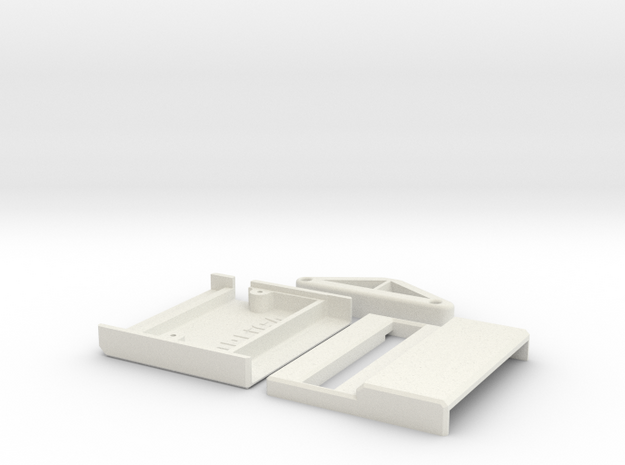 Commodore 64 Mini X-Pander Case in White Natural Versatile Plastic