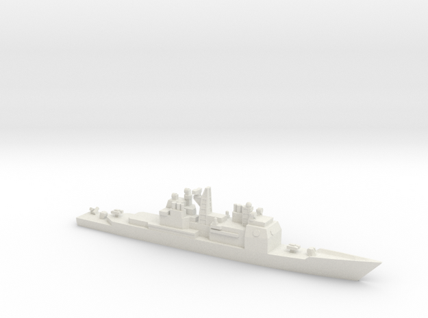 USS Ticonderoga (CG-47), 1/2400 in White Natural Versatile Plastic