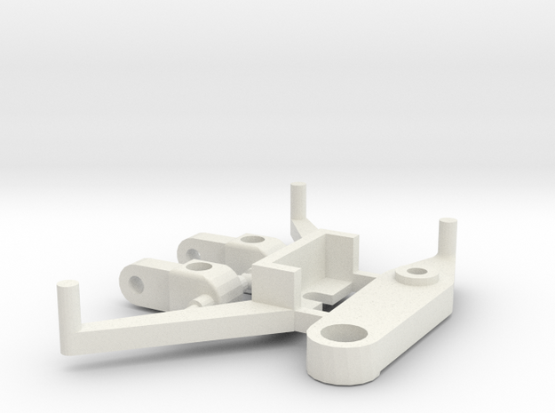 SP2 Spare Parts for CK2 Chassis Kit in White Natural Versatile Plastic