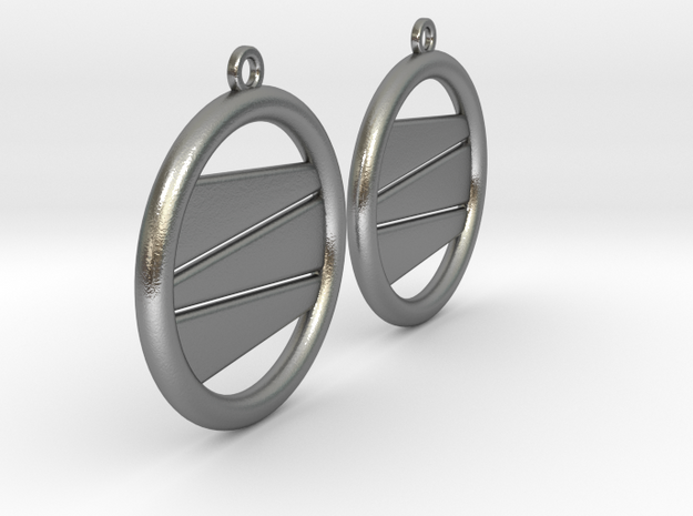 Earring GH Pair in Natural Silver