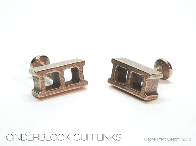 Cinderblock Cufflinks