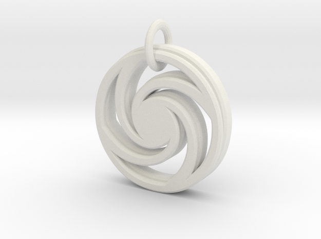 Circle of infinity in White Natural Versatile Plastic
