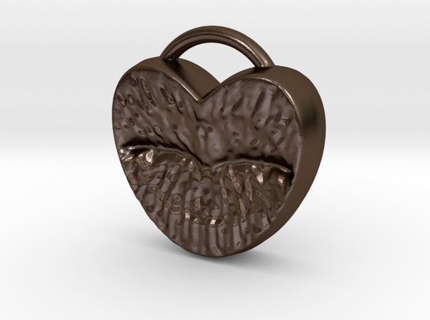 indistinct lips in Polished Bronze Steel