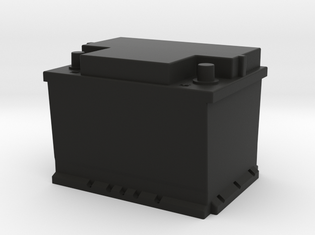 Battery 12V - 1/10 in Black Natural Versatile Plastic