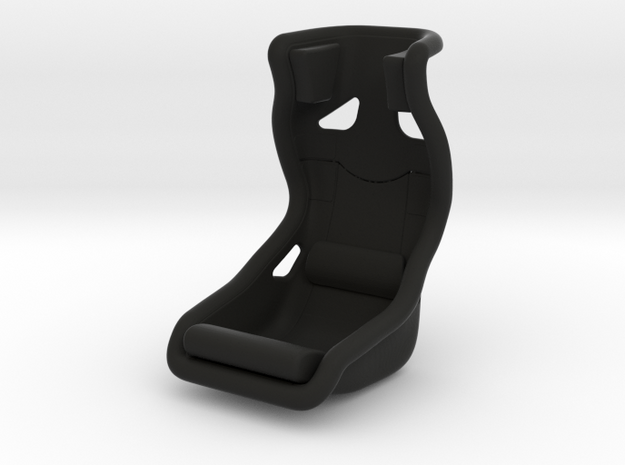Race Seat - HM - 1/10 in Black Natural Versatile Plastic