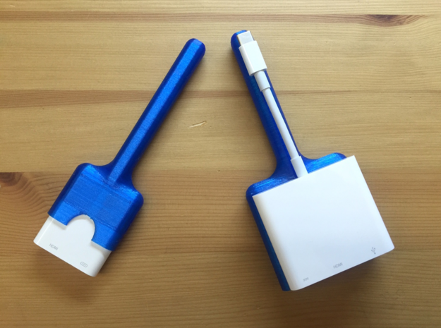 Apple USB-C To HDMI Adaptor Sheaths in Blue Processed Versatile Plastic