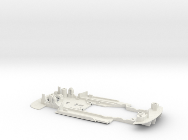S06-ST1 Chassis for Scalextric Bentley GT3 STD/LMP in White Natural Versatile Plastic