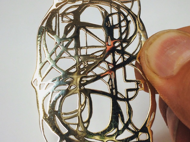 0 Through 9 (Jasper Johns) in Polished Brass