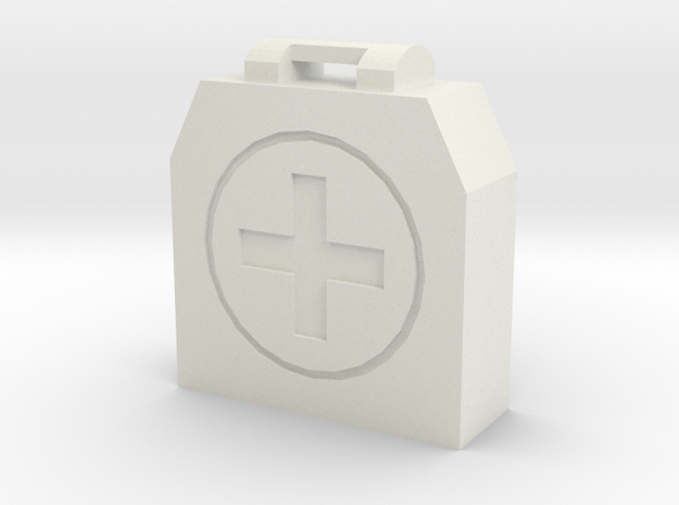 First AID Kit in White Natural Versatile Plastic